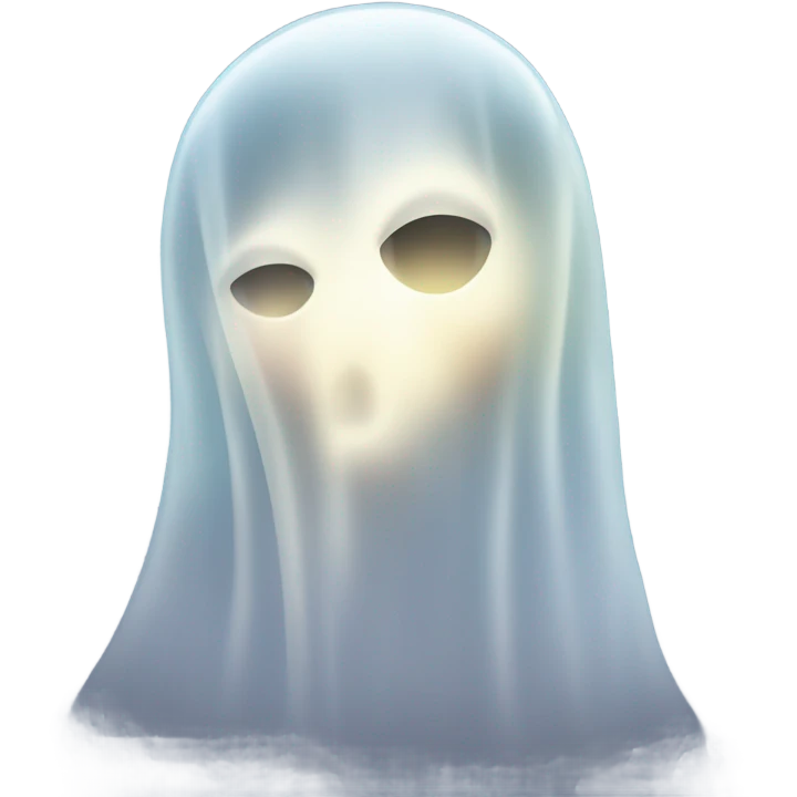 Ghost kiss  emoji