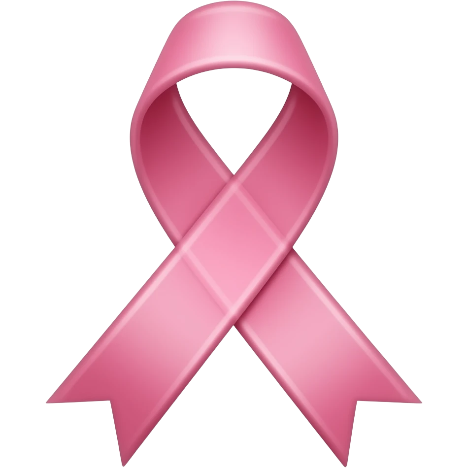 Pink ribbon emoji