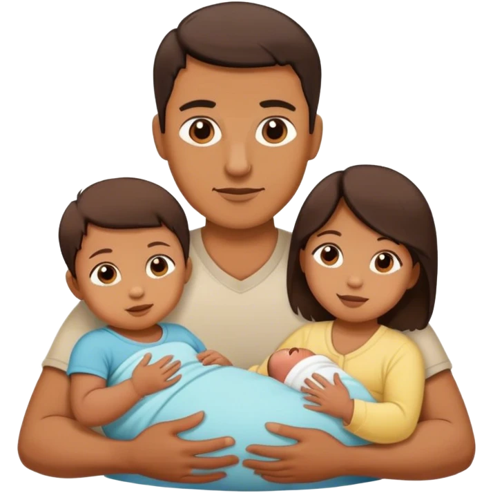 Mom dad and baby emoji