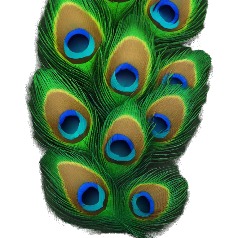 peacock feather emoji