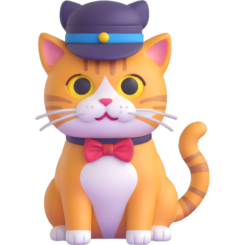 cat with hat emoji