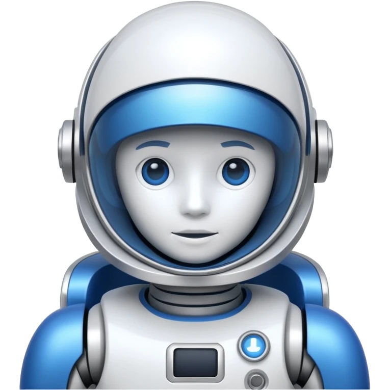 blue and white astrobot copilot emoji