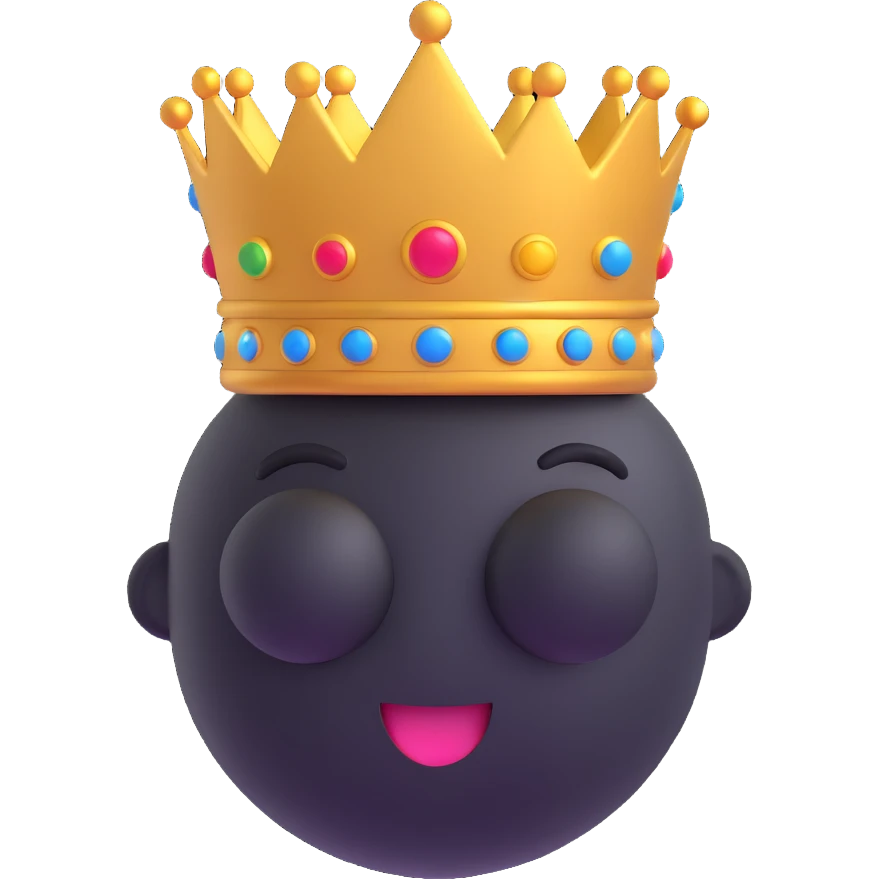 boss emoji, boss with a crown emoji