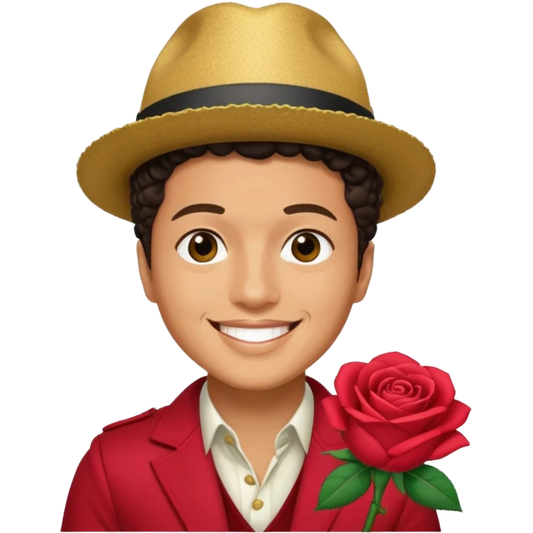 Bruno mars ve rose emoji