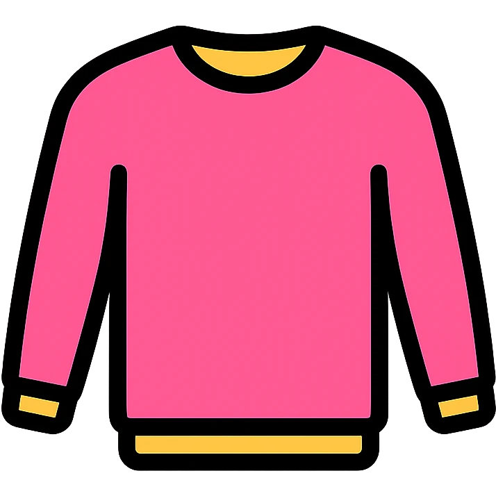 pink long-sleeve top icon emoji