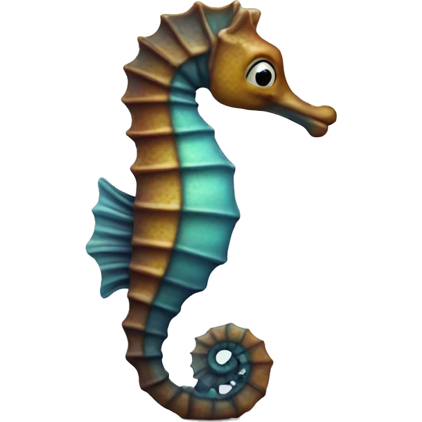 seahorse facing left emoji