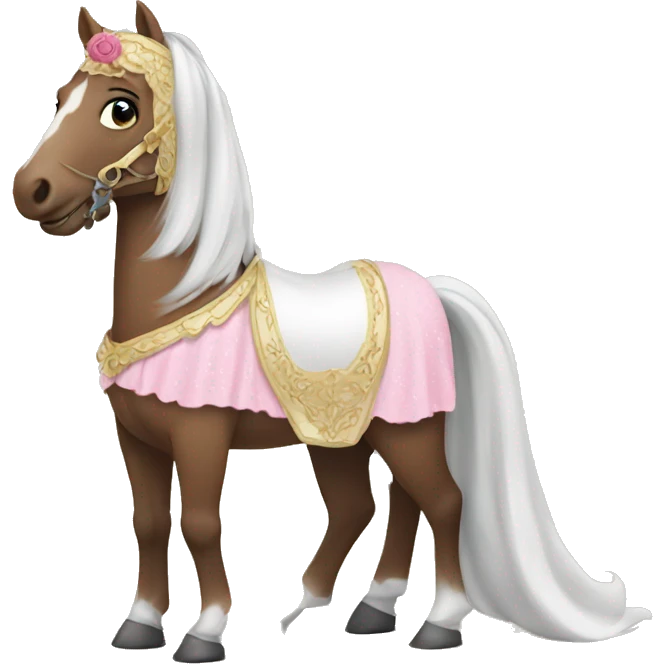 HORSE WITH PRINCESS DRESS emoji