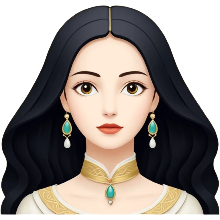 женских аватаров или эмодзи, иллюстрирующих различные аспекты повседневной жизни и ухода за собой emoji