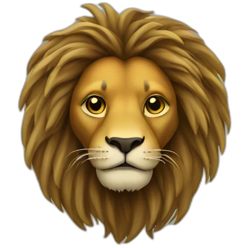 Rasta lion emoji