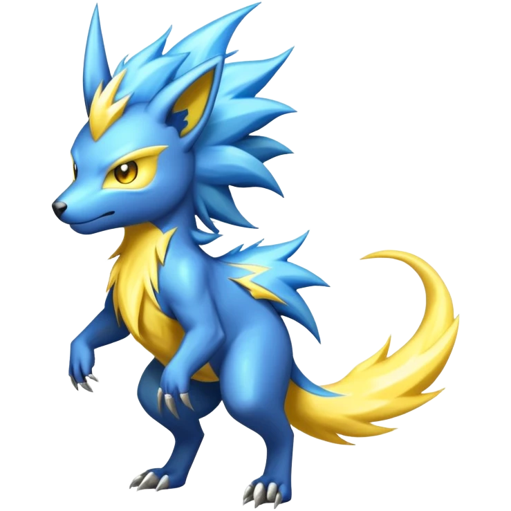 Manectric-Electrike-Fakémon-hybrid-creature (full body)  emoji