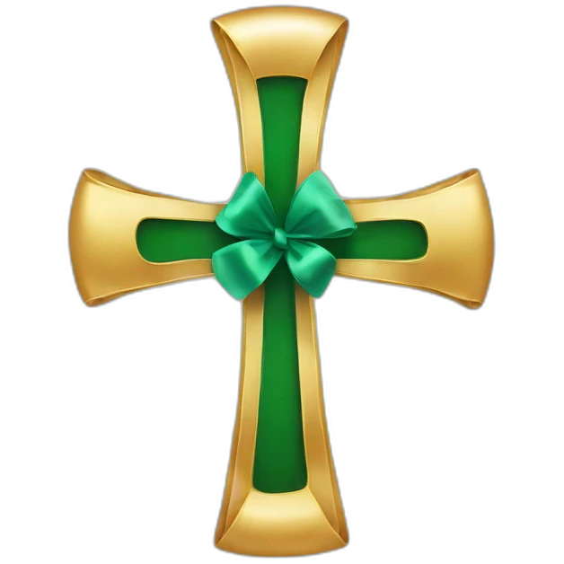 Cross & Ribbon emoji