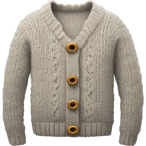 Knitted sweater emoji
