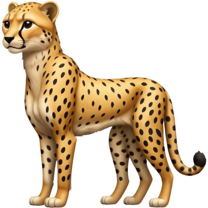 Emoji de un chita de cuerpo completo emoji