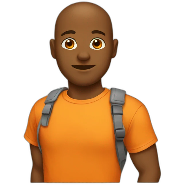 orange tshirt emoji