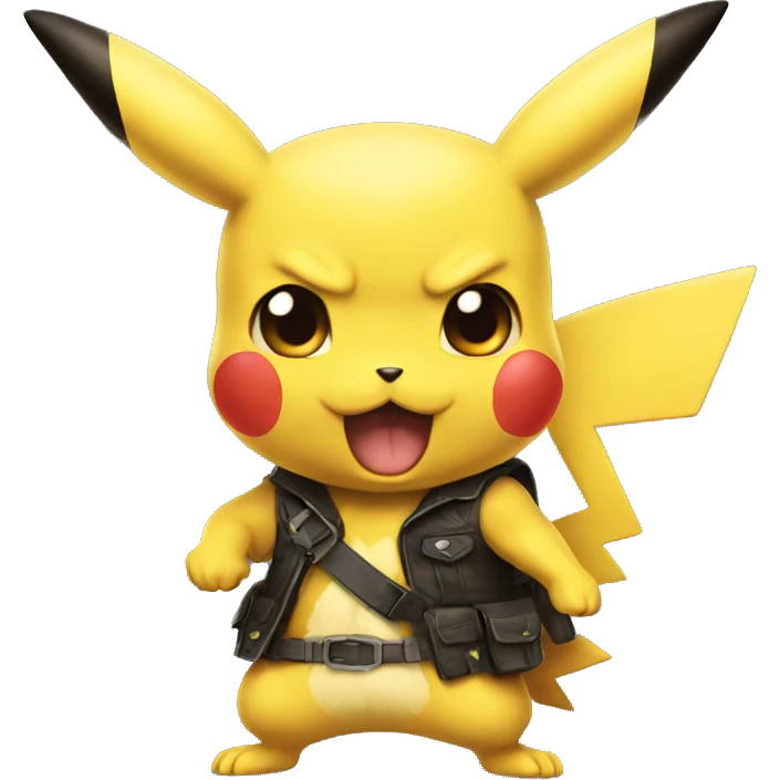 Badass pikachu emoji