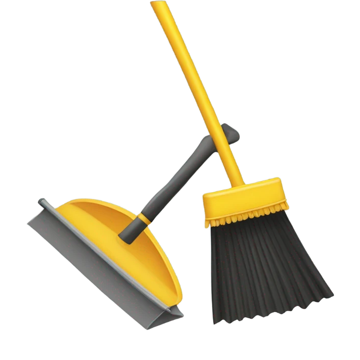 Broom & Dust Pan emoji