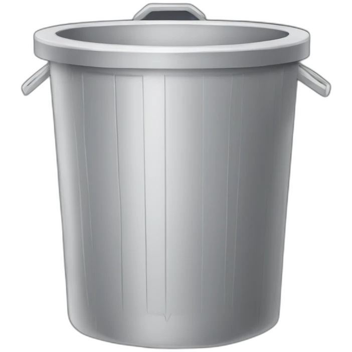 Trashcan emoji