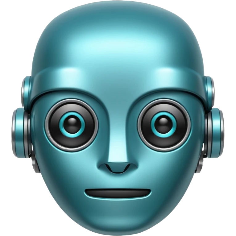 cyan robot emoji
