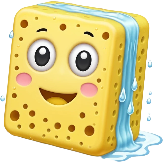sponge with soap emoji