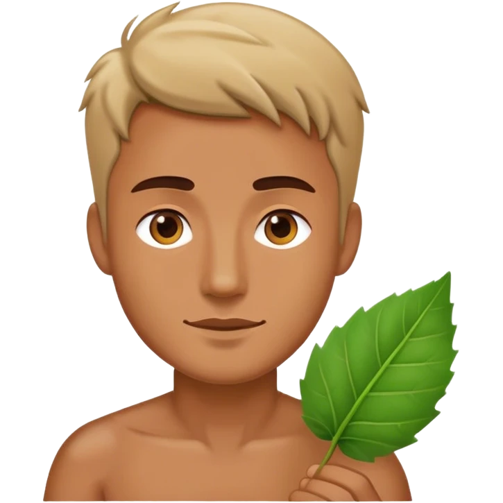 man with leaf emoji