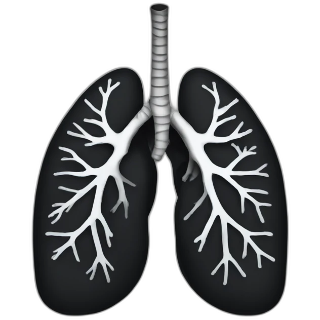 Black lungs  emoji