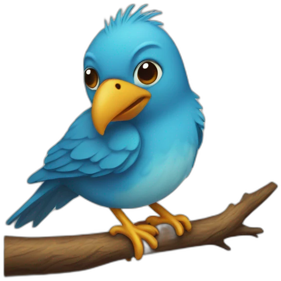 Twitter bird emoji