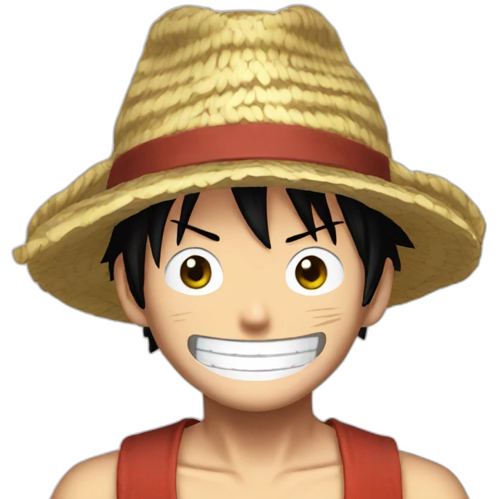 Luffy from one piece emoji