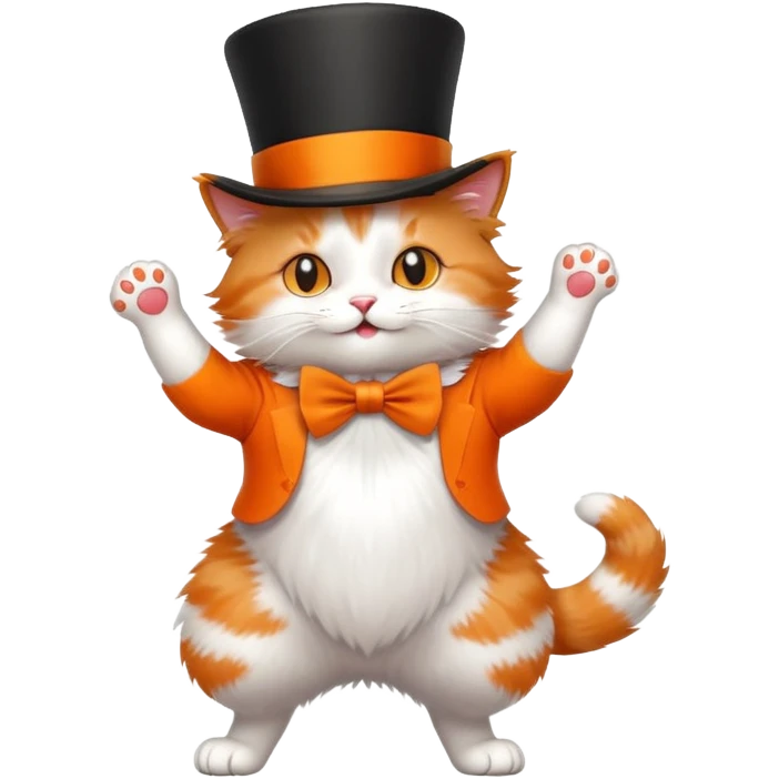 Gato bailador emoji