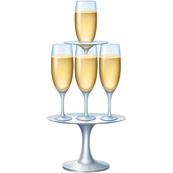 Champagne tower emoji