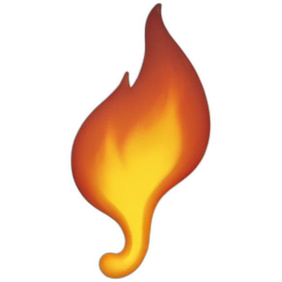 Flamme qui s’éteint emoji