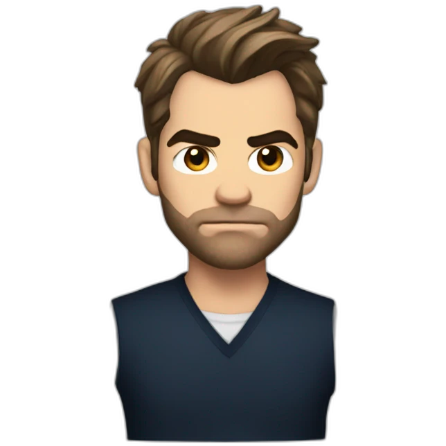 Chris Pine serious emoji