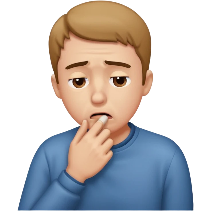 Person coughing  emoji