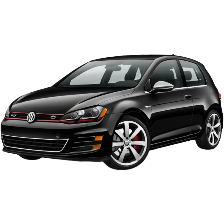 full black golf mk7  emoji