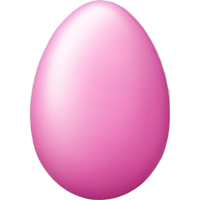 pink egg emoji
