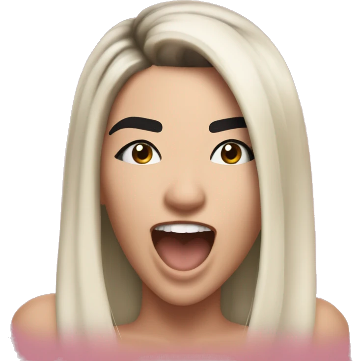 Dua Lipa excited emoji