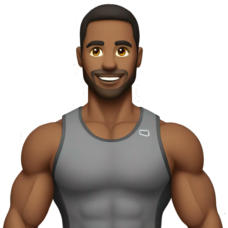 personal trainer at the gym emoji