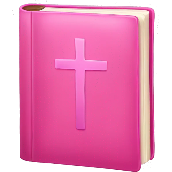 Pink Bible  emoji