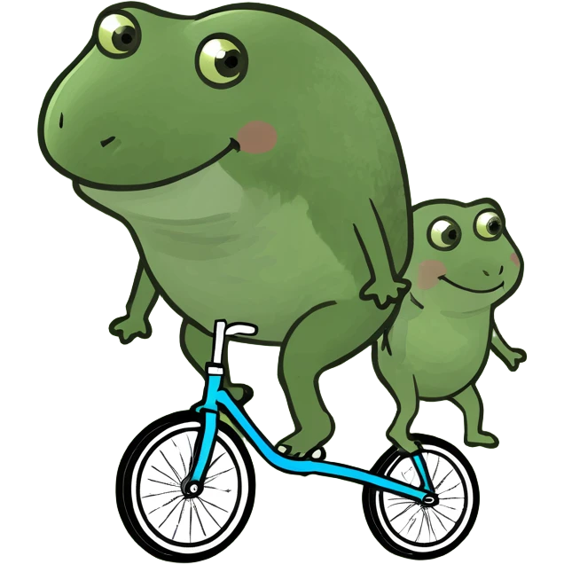 babies riding a unicycle emoji