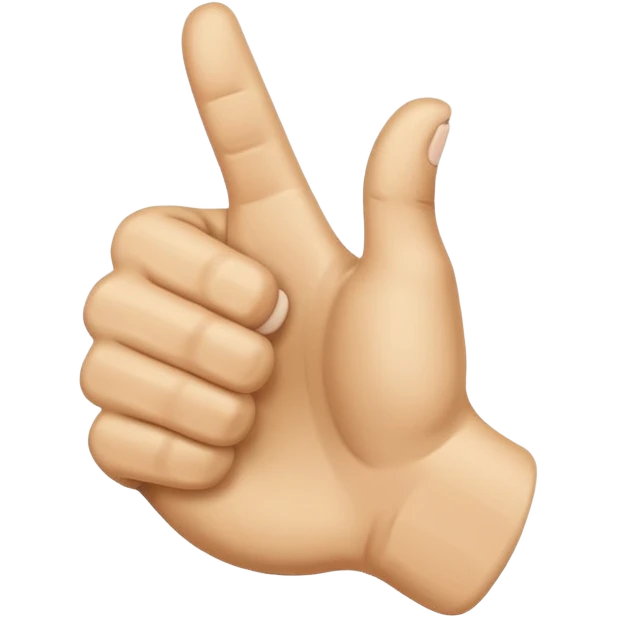 thumbs up hand emoji