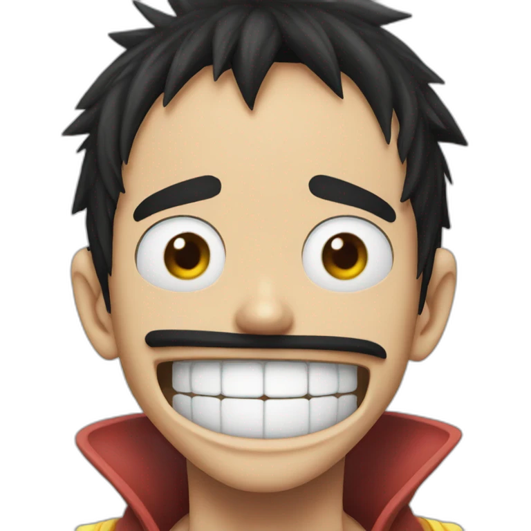 luffy who is shocked emoji