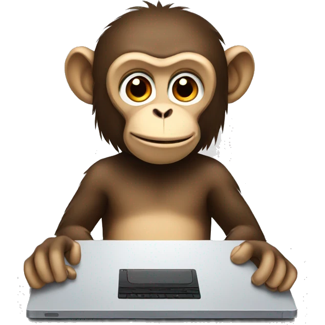 monkey programming on pc emoji