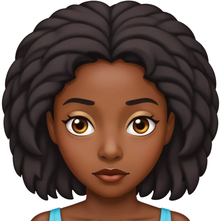 Questionable Looking Black Woman emoji