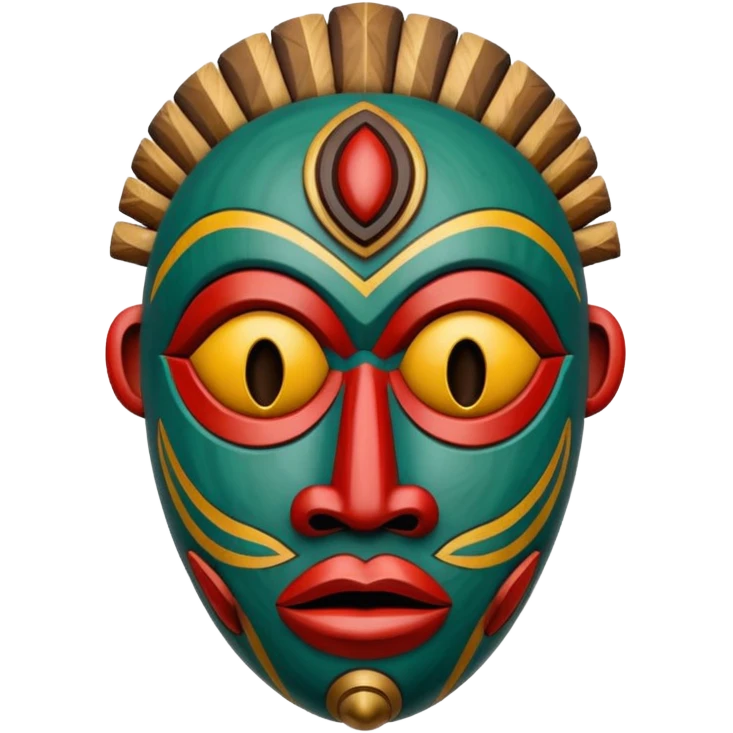 African tribal mask emoji