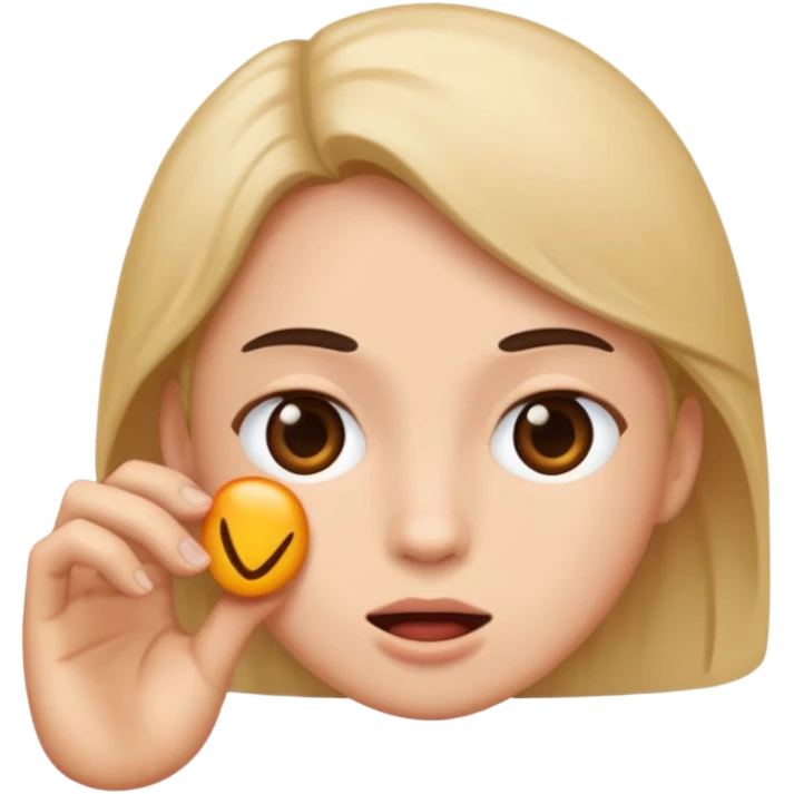 Mewing emoji