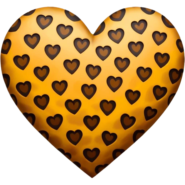Cuore leopardato  emoji