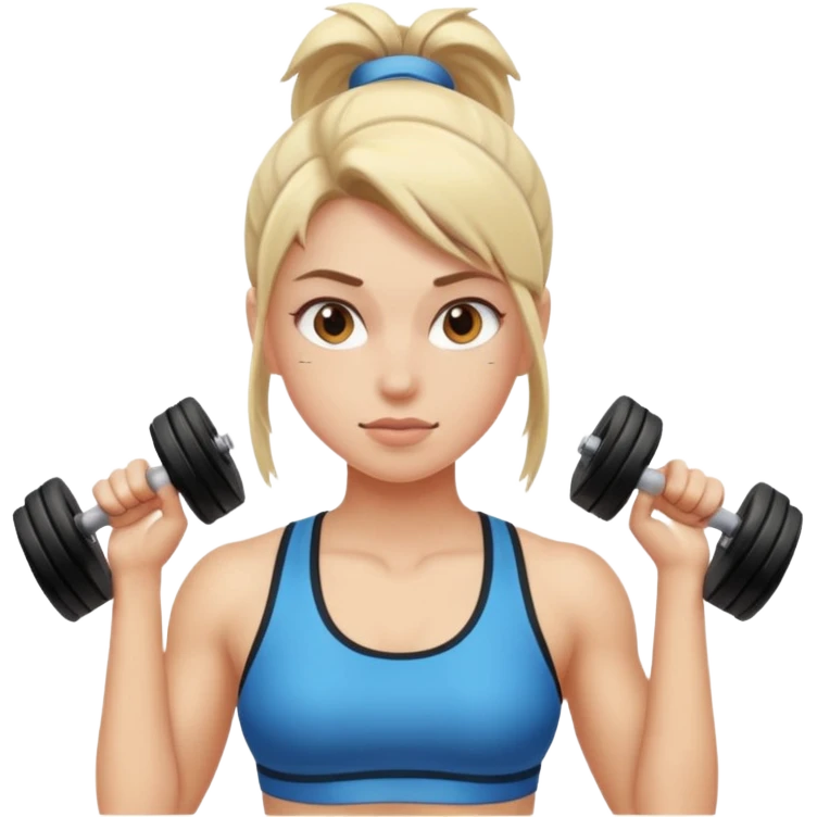 Gym girl emoji