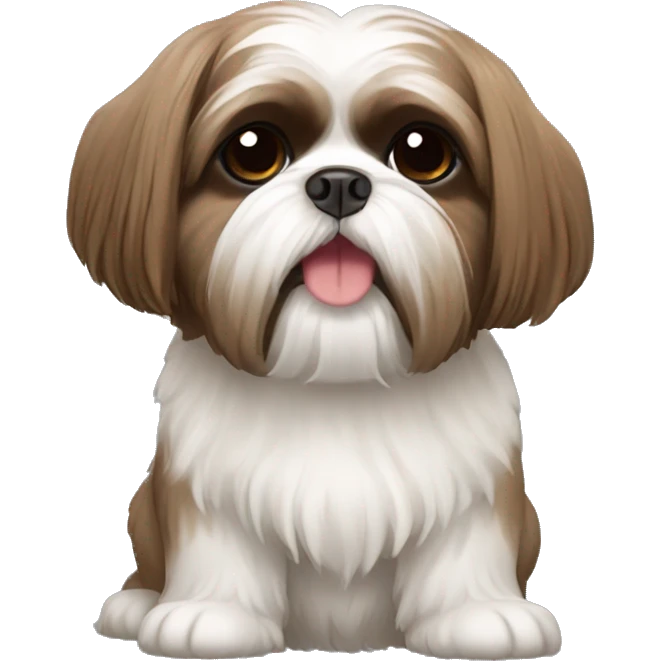 Brown liver shih tzu  emoji