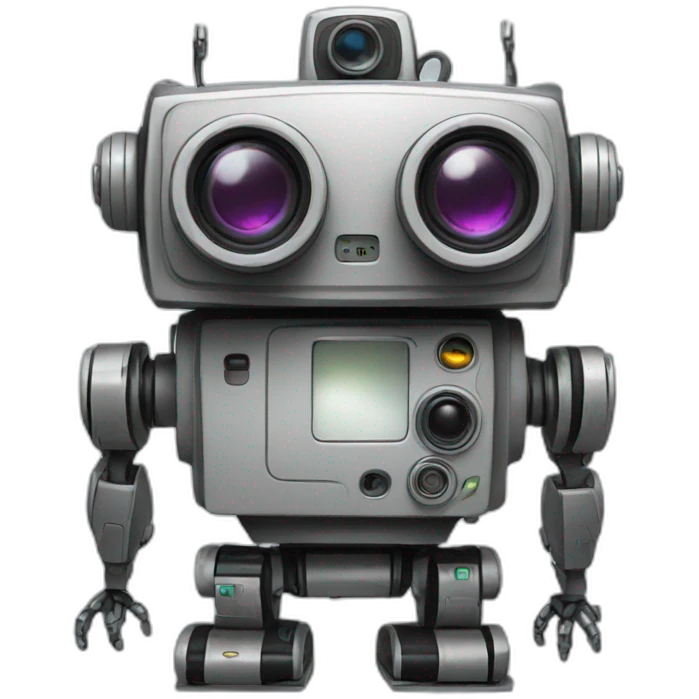 Robot with camera emoji