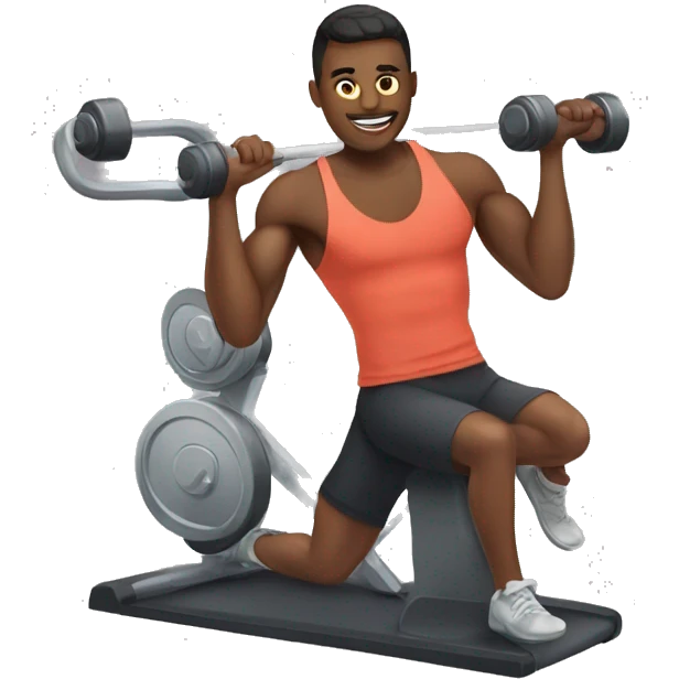 Person on gym  emoji