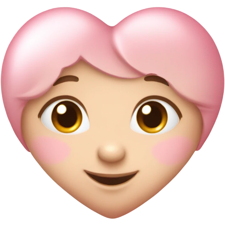 Baby pink heart  emoji
